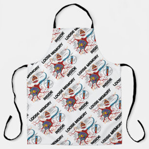 Loose Memory Inside Neuron Synapse Geek Humour Apron