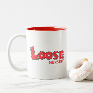 Loose Nursery Traditional Logo Two-Tone Coffee Mug