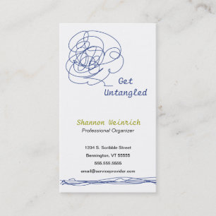 Loose Scribble Art Business Card 2