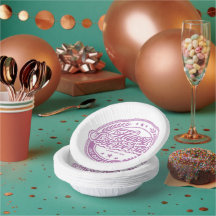 Loosid Soberversary Pink Paper Plate