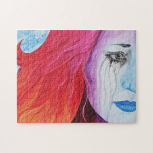 Loosing Colour Surreal Original Art Puzzle