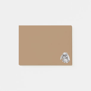 Lop Eared Bunny Rabbit Sketch Mens Womens Children Post-it Notes