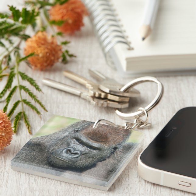 Lope the Gorilla Channels His Father’s Stare Key Ring (Front Right)