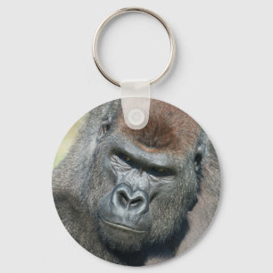 Lope the Gorilla Channels His Father’s Stare Key Ring