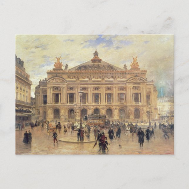 L'Opera, Paris Postcard (Front)