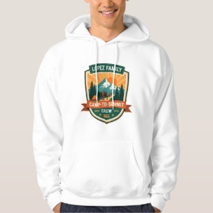 Lopez Family Camp-To-Summit Crew Vintage Hiking Ca Hoodie