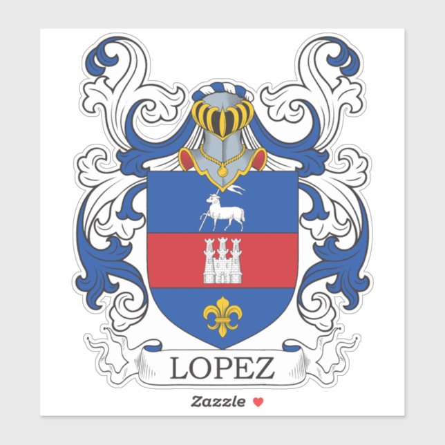 Lopez Family Crest (Sheet)