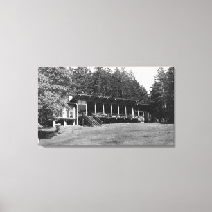 Lopez Island, WA - Lodge Hendersan Camps Canvas Print