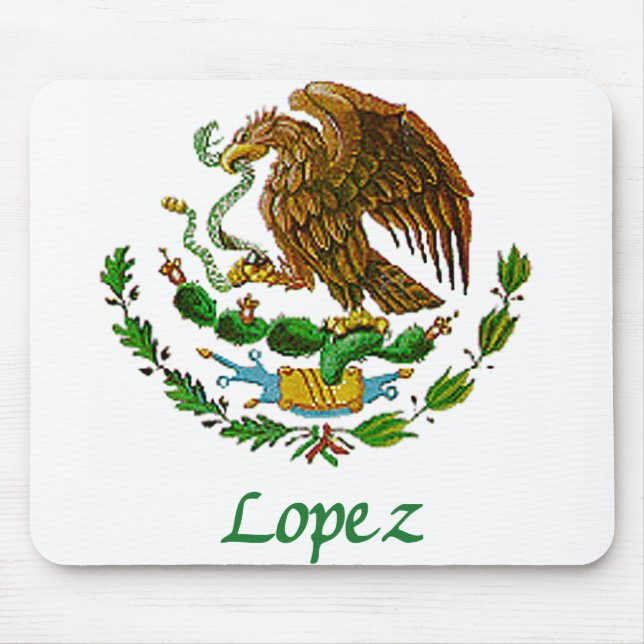 Lopez Mexican National Seal Mouse Pad (Front)