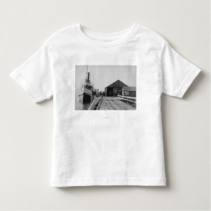 Lopez, WA - View of the SS Islander at City Dock Toddler T-Shirt