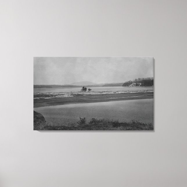 Lopez, WA - View Turtle Back Mountain in distanc Canvas Print (Front)