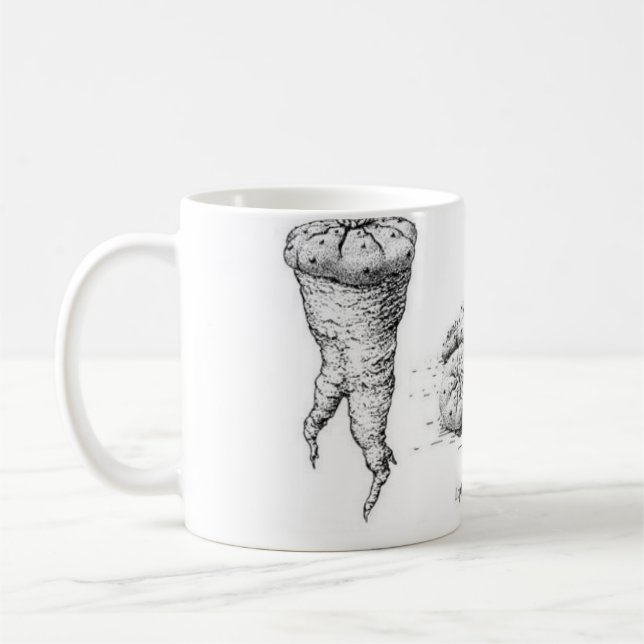 Lophophora williamsii design coffee mug (Left)