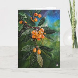 Loquats in April Spring Painting by Alfred Fox Card
