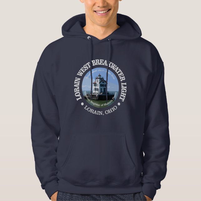 Lorain West Breakwater Light Hoodie (Front)