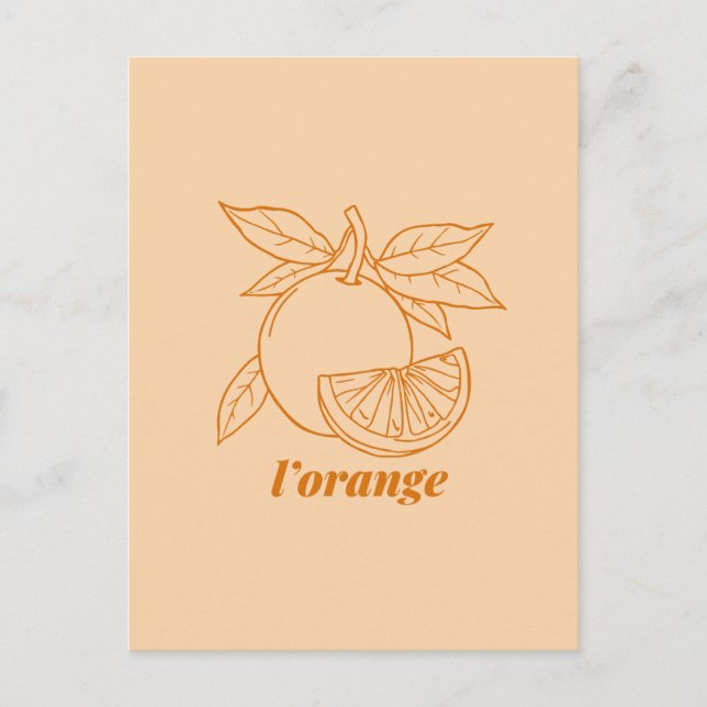 L'orange Holiday Postcard (Front)