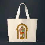 Lord Adhyanta Prabhu Tote Bag<br><div class="desc">Carry divine blessings wherever you go with this Lord Adhyanta Prabhu tote bag featuring sacred Hindu devotional artwork. Symbolizing eternal truth, strength, and spiritual guidance, Adhyanta Prabhu represents timeless divinity. Perfect for daily use, temple visits, shopping, or gifting, this tote bag blends meaningful spiritual design with practical functionality for devotees...</div>