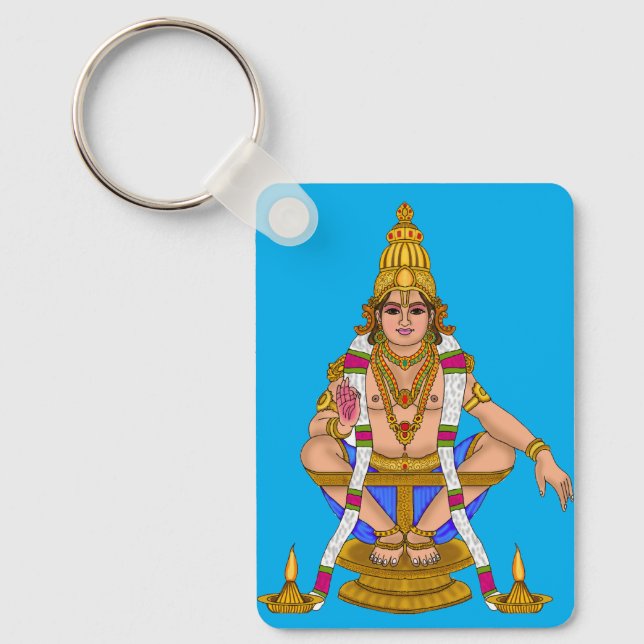 Lord Ayyappan Keychain (Front)