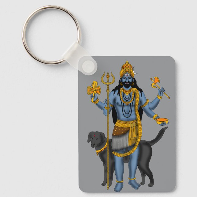Lord Bhairava Keychain (Front)