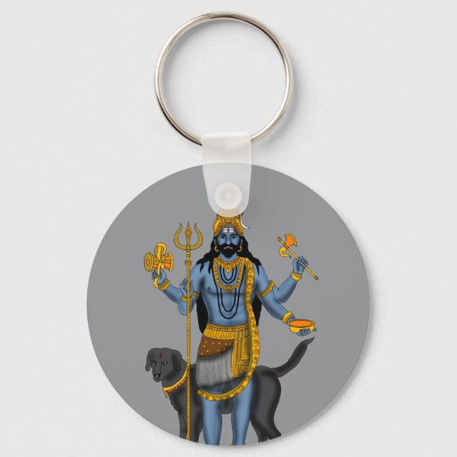 Lord Bhairava Keychain (Front)