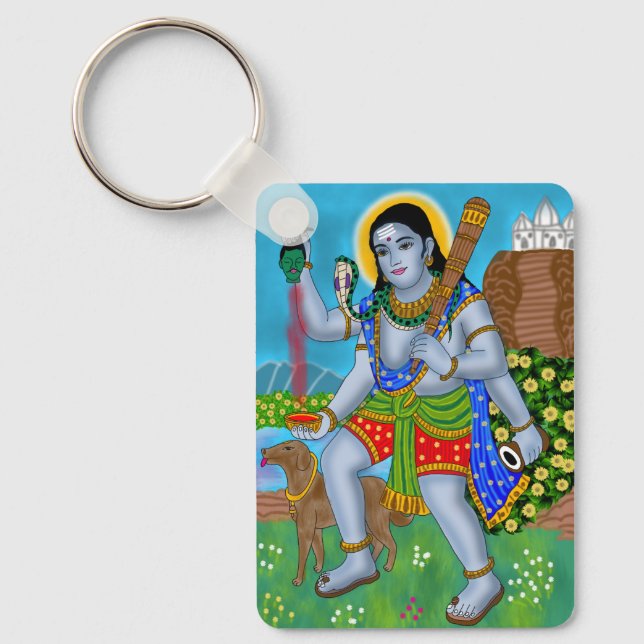Lord Bhairava Keychain (Front)