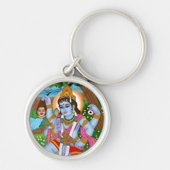 Lord Bhairava Keychain (Front)