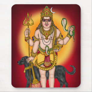Lord Bhairava Wall  Mouse Pad