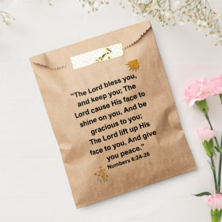 Lord Blessing Keep You Numbers Favour Bags