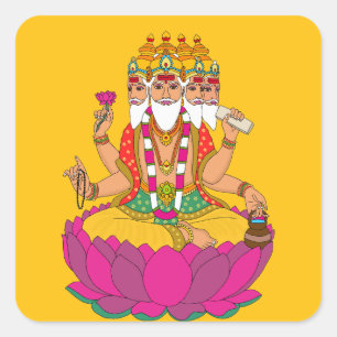 Lord Brahma Sticker