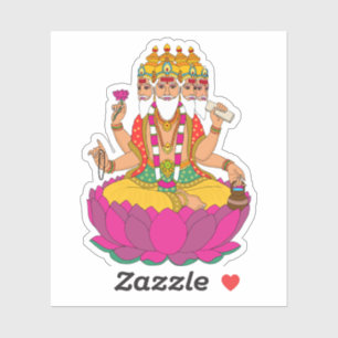 Lord Brahma Sticker