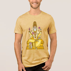 Lord Brihaspati Dev T-Shirt Tri-Blend Shirt