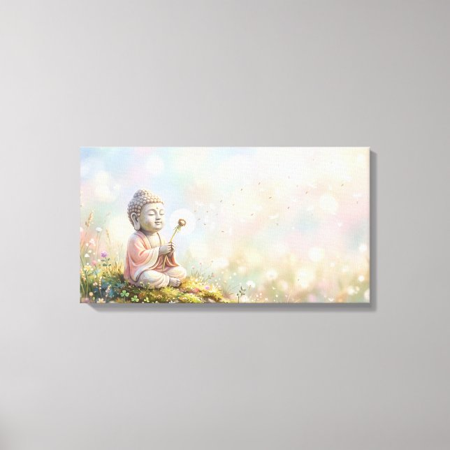 Lord Buddha Canvas Print (Front)