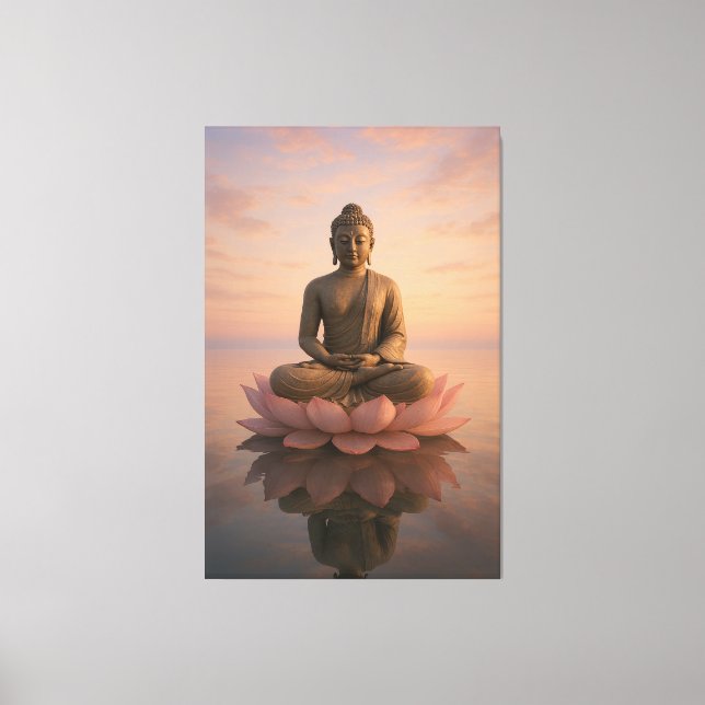 Lord Buddha Canvas Print (Front)
