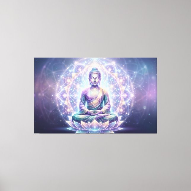 Lord Buddha Canvas Print (Front)
