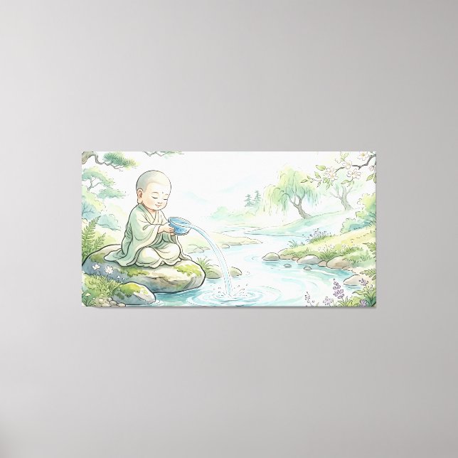 Lord Buddha Canvas Print (Front)