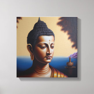 lord buddha oil painting canvas print