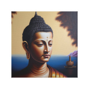 lord buddha oil painting  canvas print