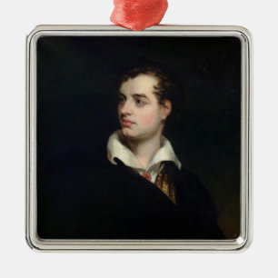 Lord Byron (by Laslett John Pott) Metal Tree Decoration