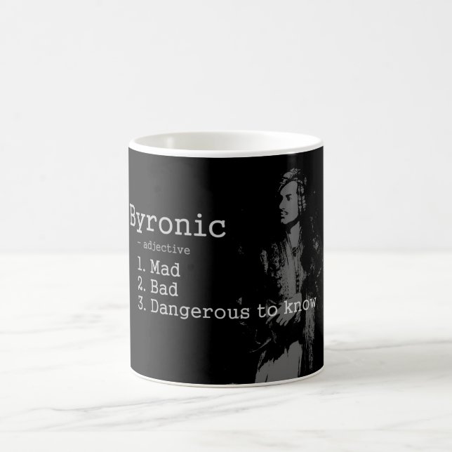 Lord Byron - 'Byronic' Mug (Center)