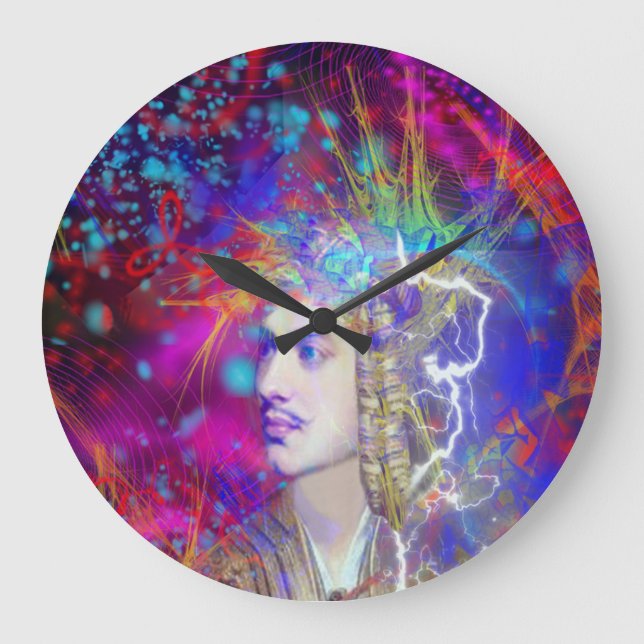 Lord Byron Large Clock (Front)