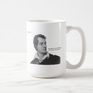 Lord Byron "Love W/O Wings" Quote Gifts & Tees Coffee Mug