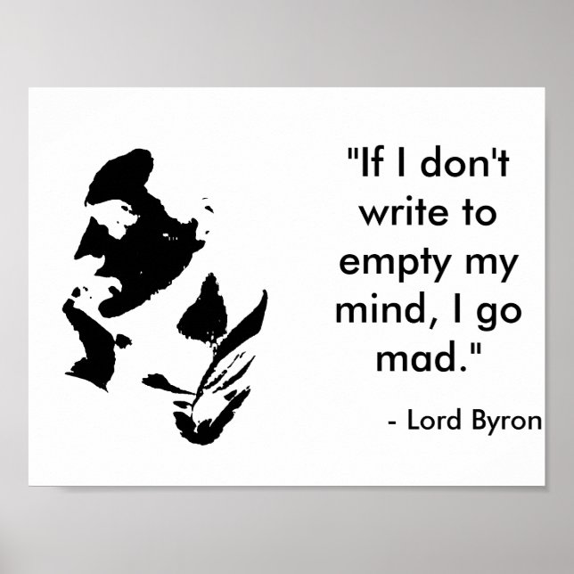 Lord Byron Poster (Front)