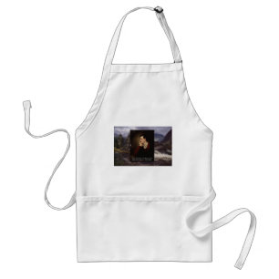 Lord Byron "Sweet Voice" Love Quote Gifts Tees Etc Standard Apron