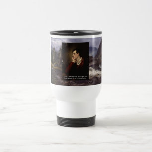Lord Byron "Sweet Voice" Love Quote Gifts Tees Etc Travel Mug