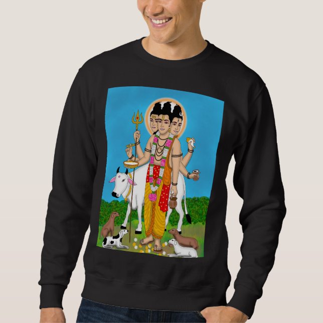 Lord Dattatreya Hoodie (Front)