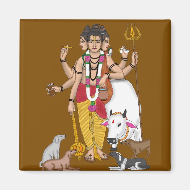 Lord Dattatreya  Magnet (Front)
