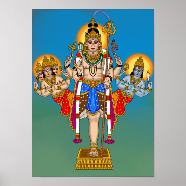Lord Ekpada (Shiva) Poster (Front)