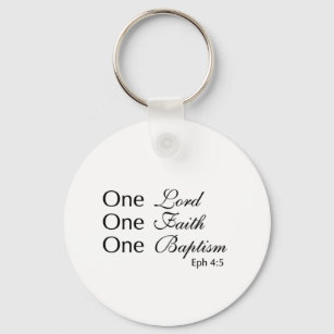 Lord Faith Baptism Key Ring