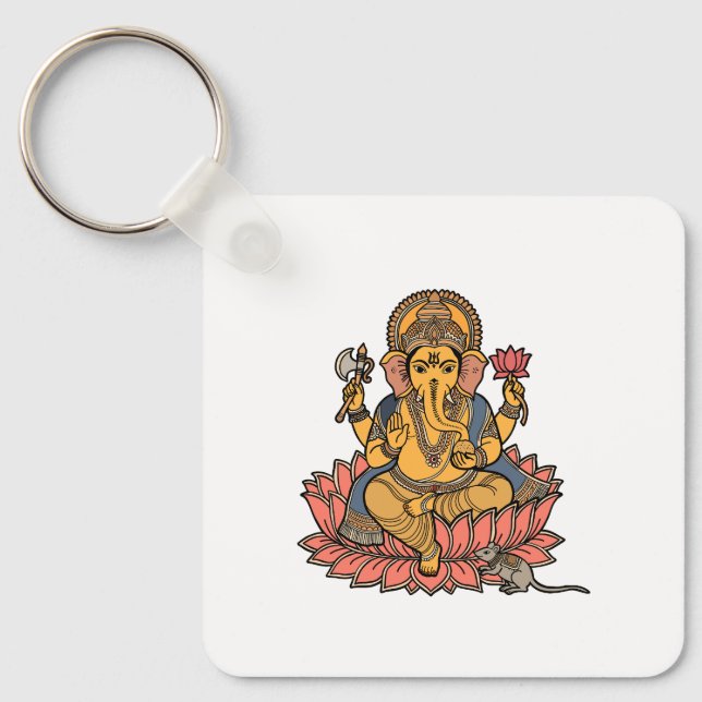 Lord Ganesh Key Ring (Front)