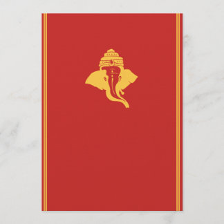 Lord Ganesh Wedding Invitation