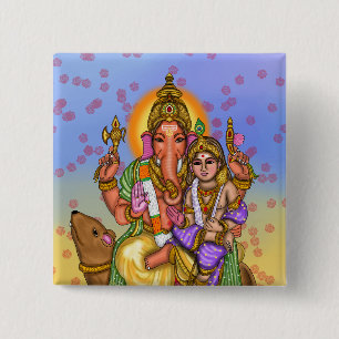 Lord Ganesha Button
